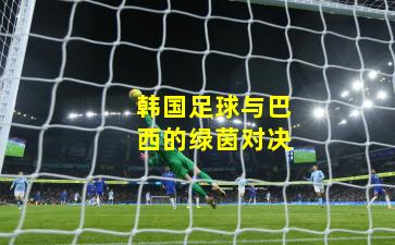 韩国足球与巴西的绿茵对决