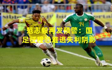 范志毅再发预警:国足征程恐难逃失利阴影