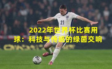 2022年世界杯比赛用球：科技与传统的绿茵交响