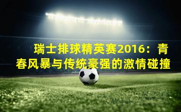 瑞士排球精英赛2016:青春风暴与传统豪强的激情碰撞