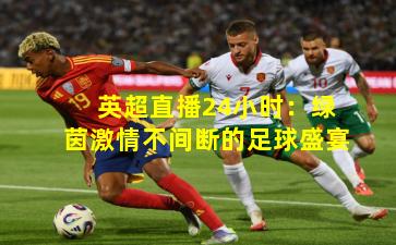 英超直播24小时：绿茵激情不间断的足球盛宴